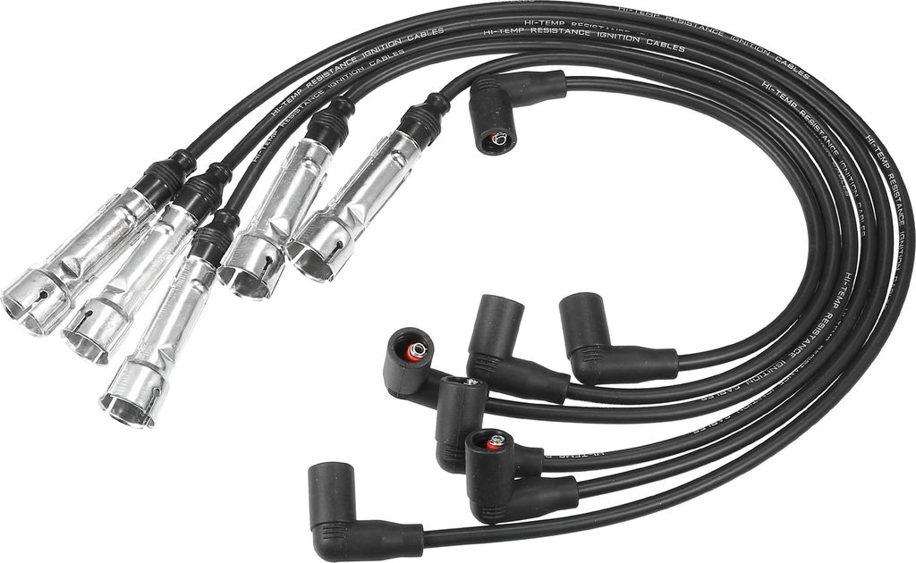 Zündkerzen-Spulen-Kabel Zündspulen-Harnisch 7mm passend für Audi 80 100 200 Nr. 437998031B/305998031 - Packung mit 6