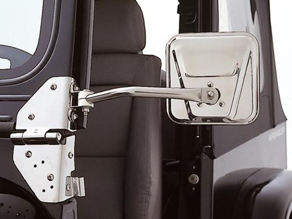 Zestaw lusterek ze stali nierdzewnej Jeep Wrangler TJ 96-06 Zdjęcie produktu 
