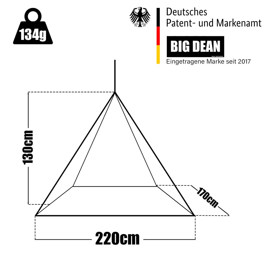BigDean Moskitonetz für unterwegs & zu Hause – effektiver Produktbild 5