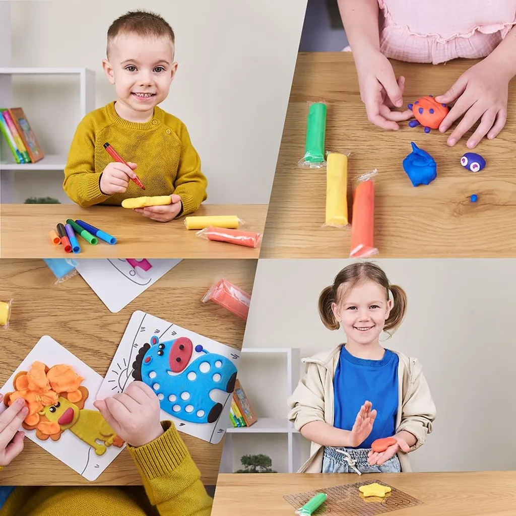 Pâte à modeler colorée kit de 96 pièces pour ateliers de modelage