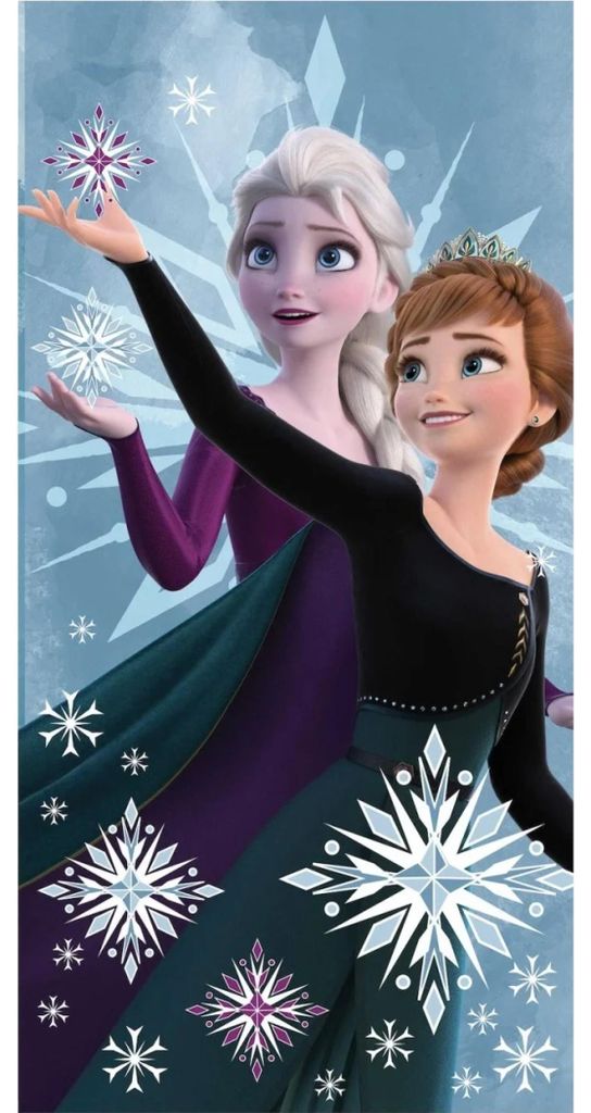 Toalla de playa de algodón Frozen de Disney, con forro Imagen del producto 