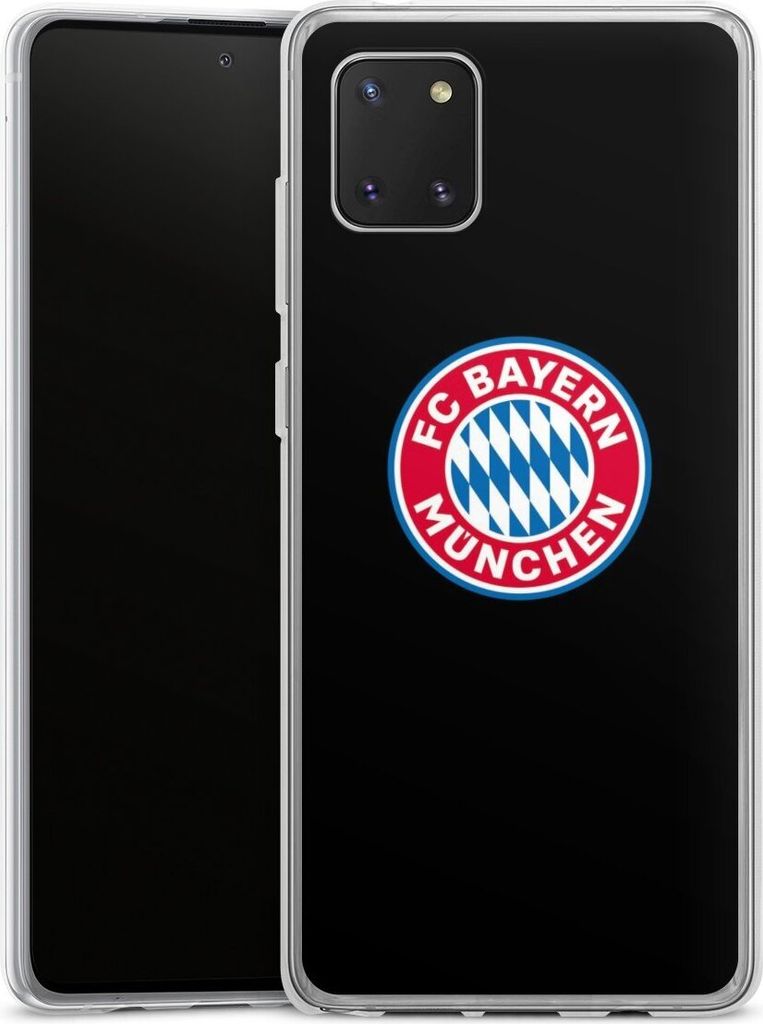 DeinDesign Handyhülle für Samsung Galaxy Note 10 lite Silikon Hülle Case Smartphone Schutzhülle FC Bayern München Logo Offizielles Lizenzprodukt