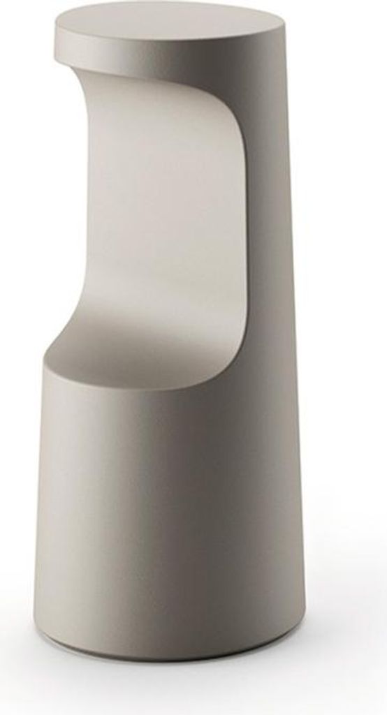 Moderner Barhocker 75 cm Polyethylen für drinnen und draußen Fura S1 - Beige
