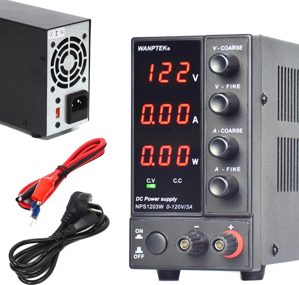 Alimentation Variable pour Test et Réparation Électronique 120V 3A 360W