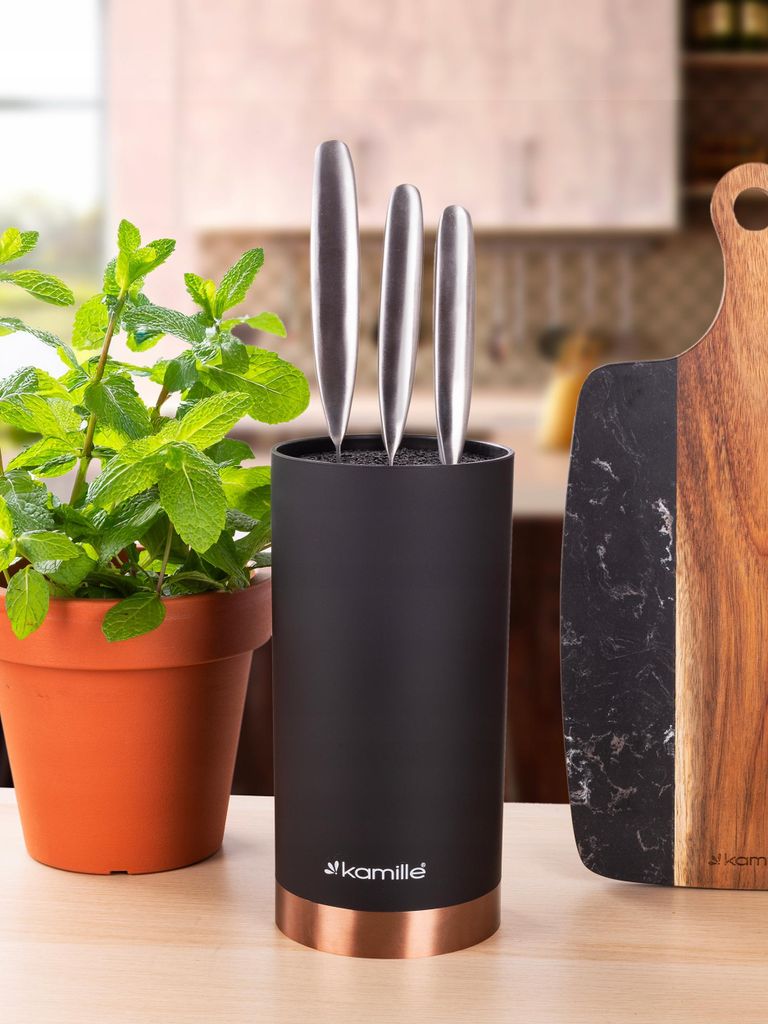 BLOCK STÄNDER für MESSER für MESSER UNIVERSALBEHÄLTER KAMILLE