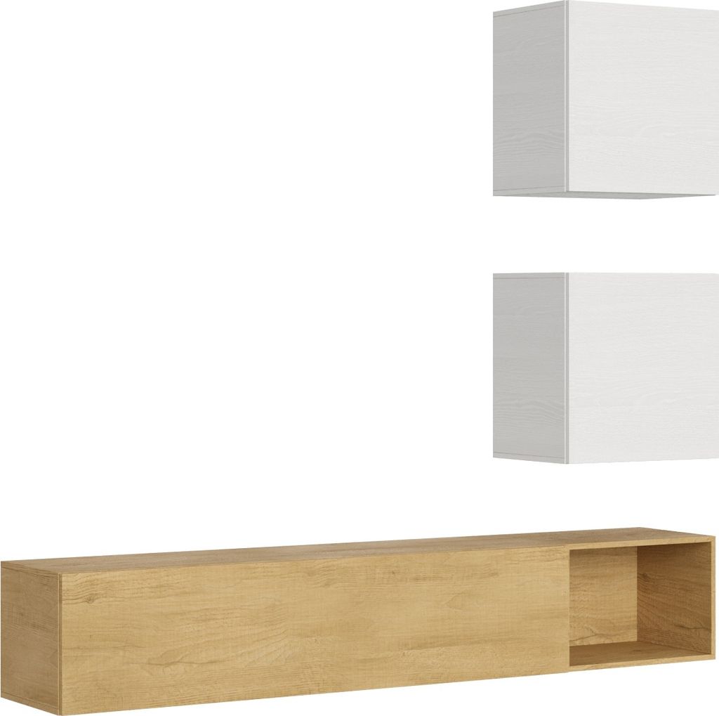 Zusammensetzung der Wohnzimmerwand H115 L.234 P.39,2 Produktbild 