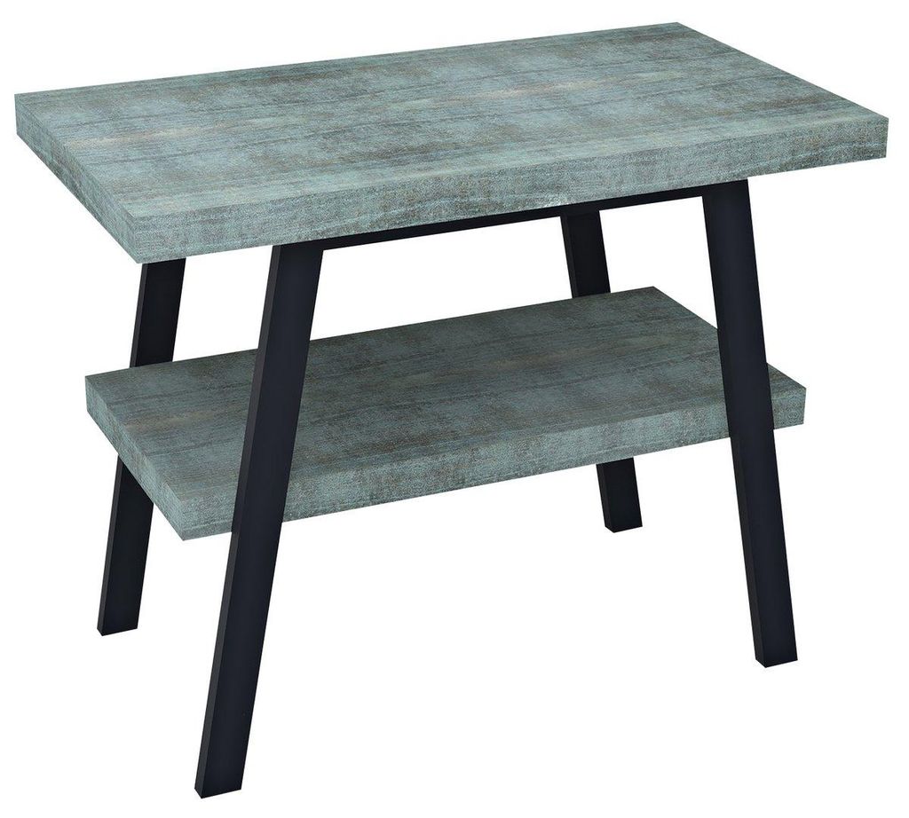 Sapho TWIGA Waschtisch 90x72x50 cm, schwarz matt/Aquamarine