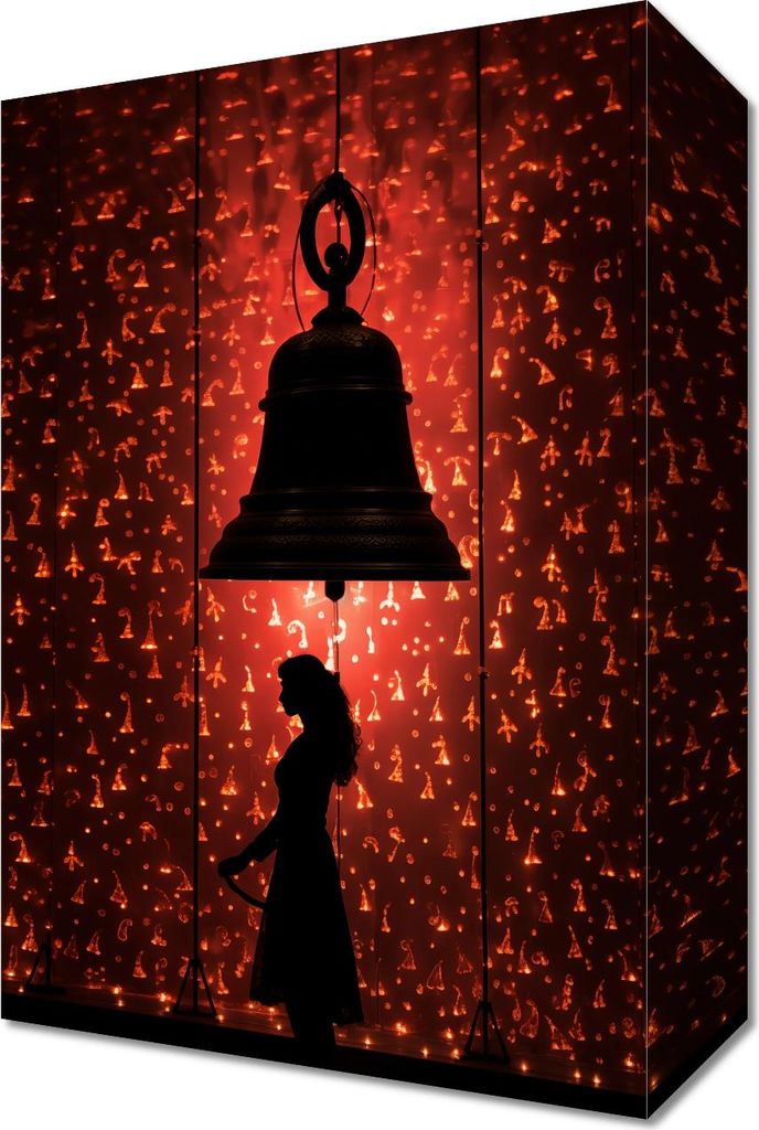 Bild 20x30cm Beleuchtete Stille