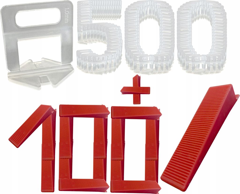 Fliesennivellierklammer 1,0 mm (Satz mit 100 Stück) x5 100 Produktbild 