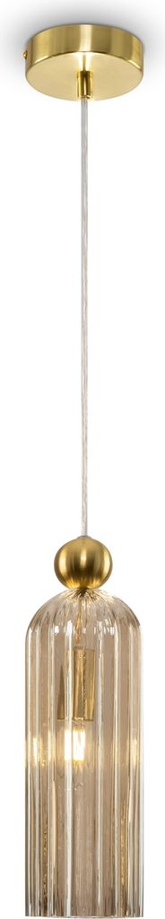 Maytoni Moderne Pendelleuchte Antic 1xE14 excl. in Gold aus Metall Glas 40 W für Küche, Schlafzimmer, Wohnzimmer, Esszimmer, Lobby