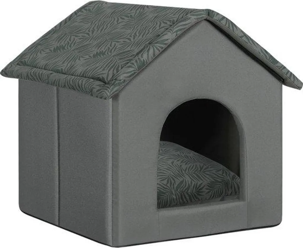 Abri chauffant pour chat d'intérieur gris foncé 44 cm spécial hiver