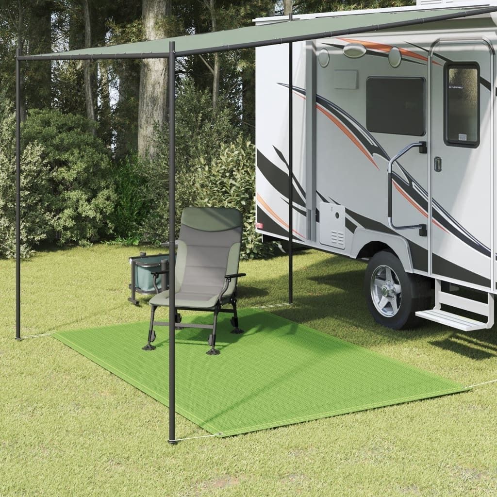 Design Zeltteppich Hellgrün 250x200 cm HDPE, Sonstiges Zeltzubehör 2024 Neu