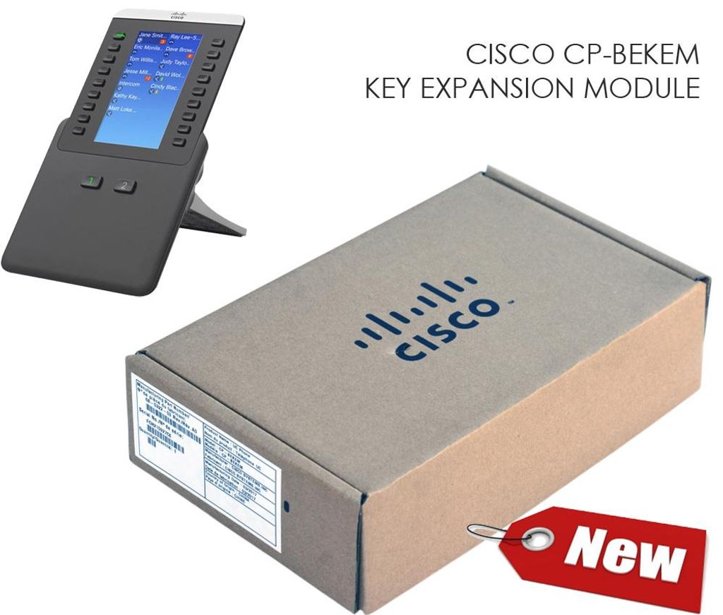Cisco IP Phone 8800 Key Expansion Module, IP-Telefon, Grau, Produktbild 
