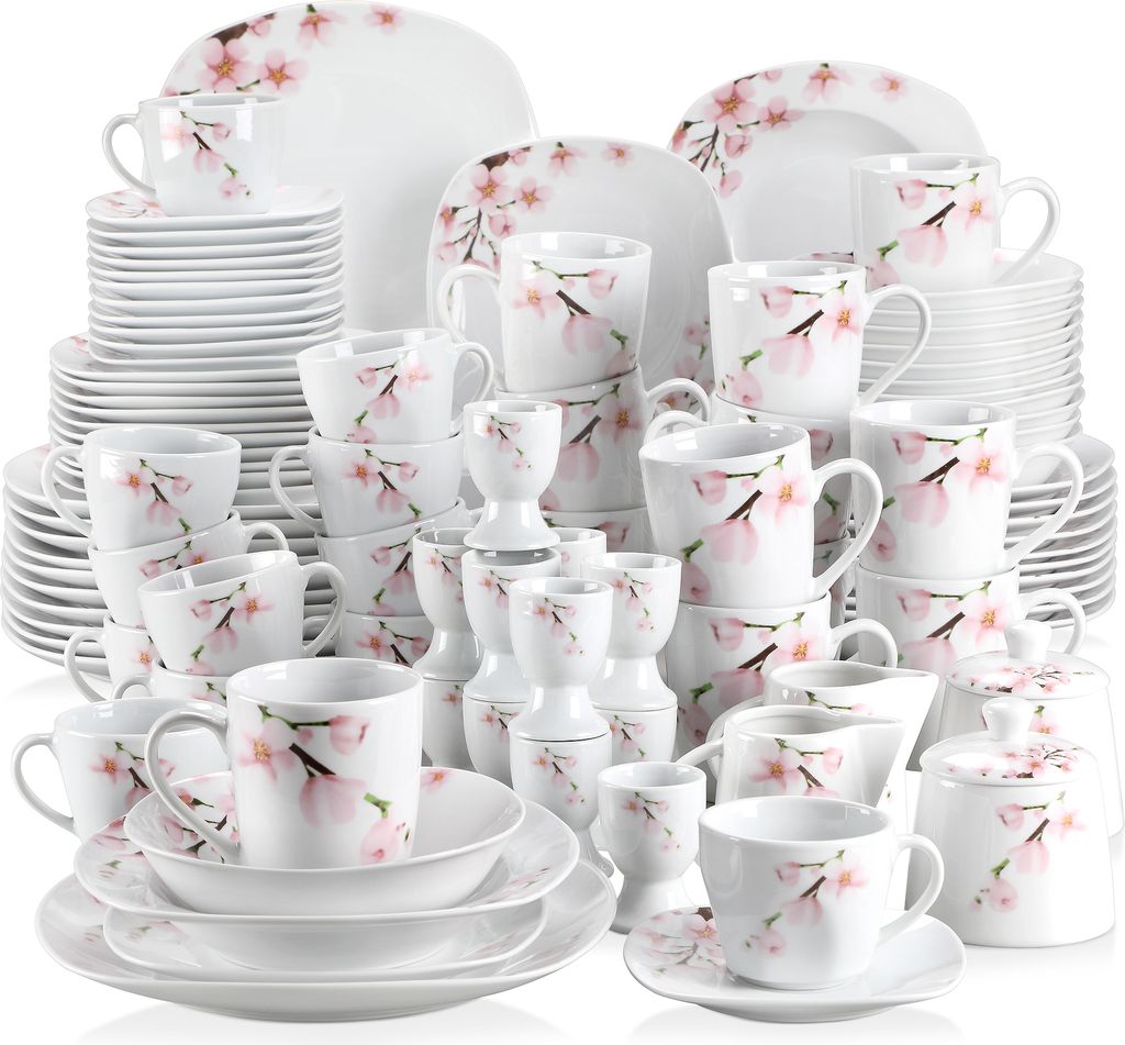 VEWEET 'Annie' 100 pièces service de table en porcelaine, Image du produit 