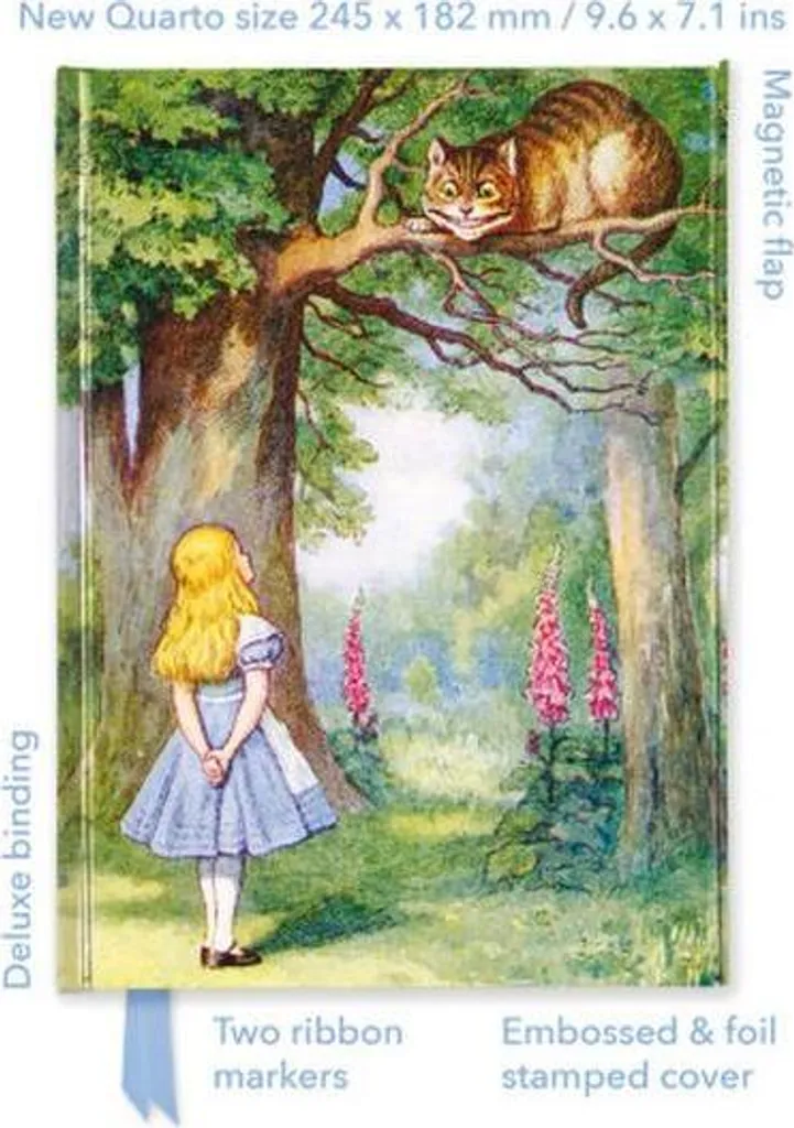 John Tenniel Alice e lo Stregatto Notebook: Must-Have per Stationery Lovers