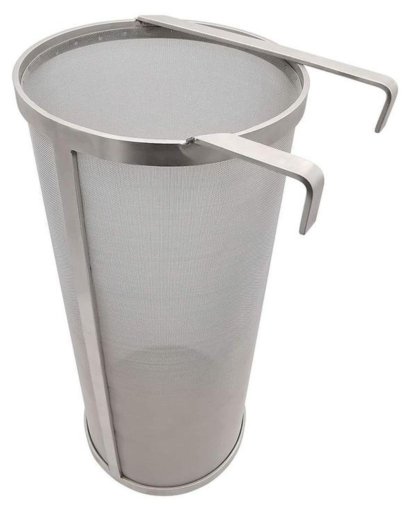Hopfenfilter Edelstahl 304 300 Mikron Bierbrauen Filterkorb 15x35cm Homebrew Hopfen Spider Filter für Bier Tee Maische Brauzubehör