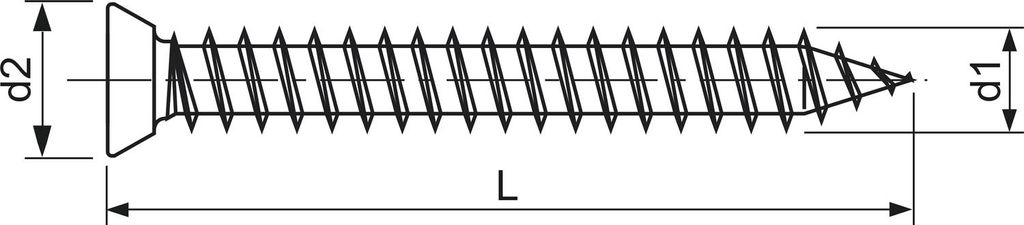 Rahmenanker 7.5x 52 Senkkopf ø11 Torx30 verzinkt