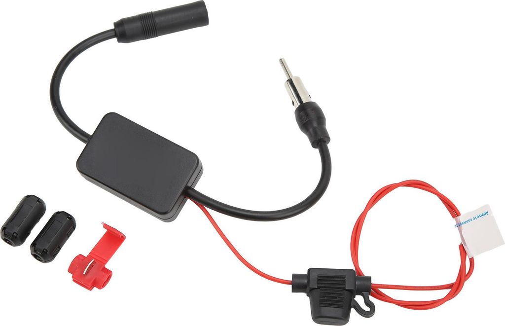 Auto FM AM Radio Antenne Signalverstärker 88?108MHz 12V Anti Interferenz Universal