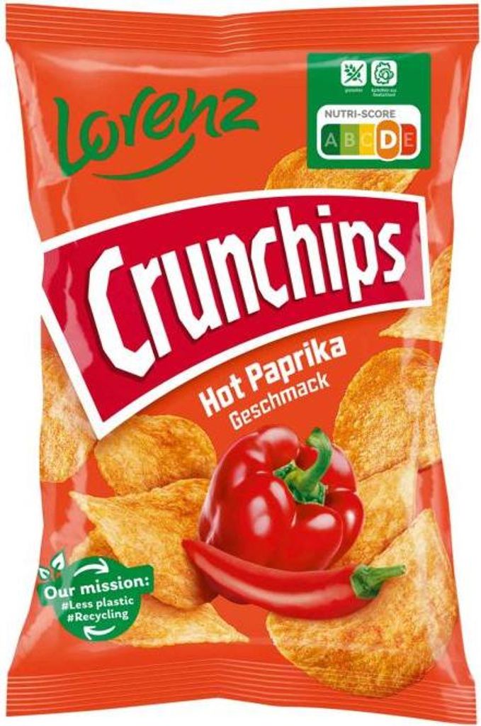 Crunchips Hot Paprika 150g Produktbild 