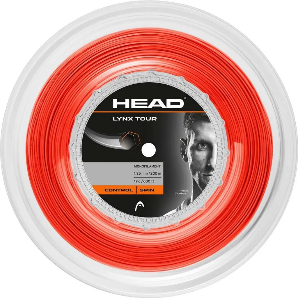 Cordage Head 281799 Orange 130 Haute Résistance et Précision de Frappe