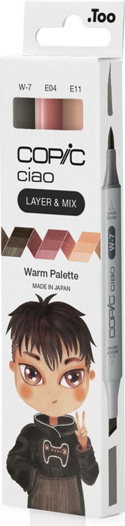 COPIC Marker ciao 3er Set "Warm Palette"