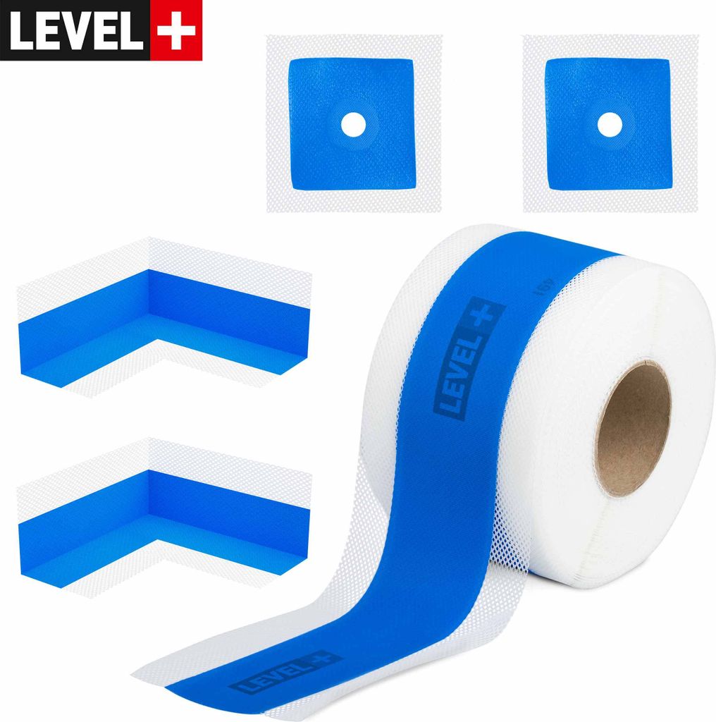 Dichtset Bandset Dichtband Wandmanschetten Dichtecken Bad Dusche LEVEL+ SET B10