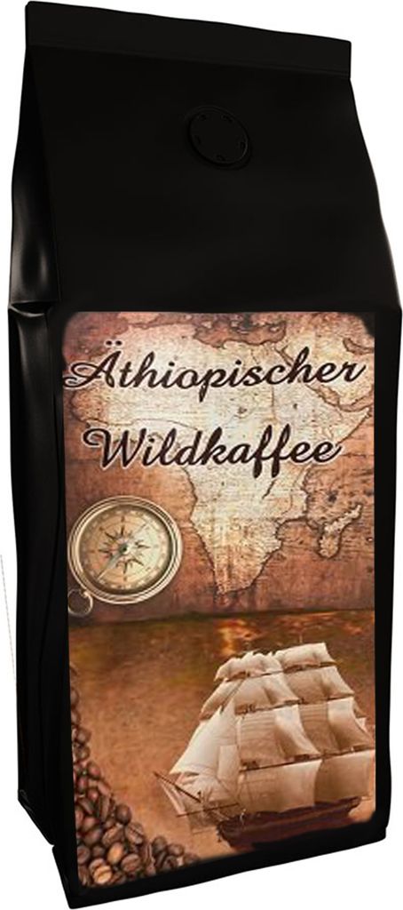 Wildkaffee aus Äthiopien 500 g Kaffee als Filterkaffee Gemahlen