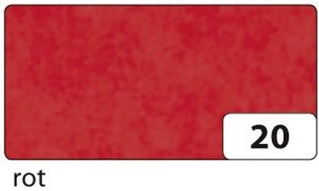 Rotolo Carta Lucido Folia Rosso 70x100cm 42g/mq | Materiale Creativo PRO