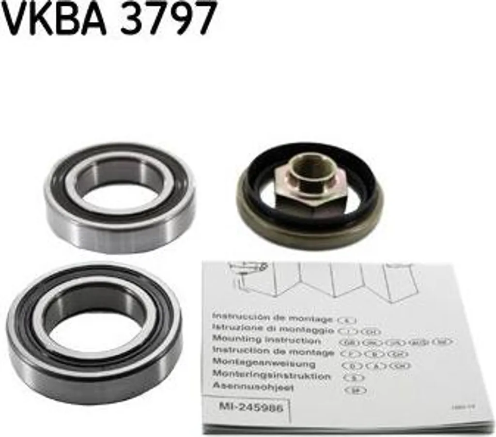 Kit Roulement de Roue SKF VKBA 3797 pour Tico - Remplacement OE 09262A35033