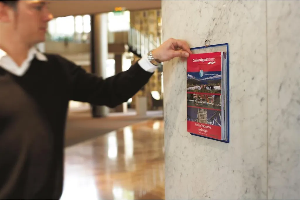 Tarifold Tview Busta A4 con Occhiello Blu - Protezione Documenti Industriale