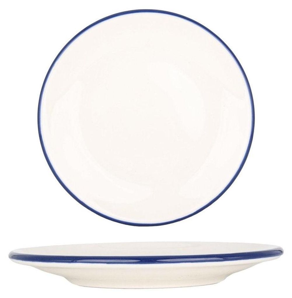 Piatto da dessert Bonna - Linea Blue - Porcellana - 17 cm Immagine del prodotto 