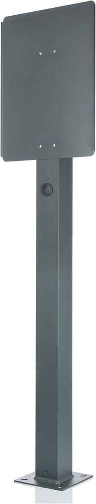 Kreainvent Universeller Wallbox Standfuß aus Aluminium mit Dach & Kabelhalter – Freistehende Ladestation Halterung für Elektroauto
