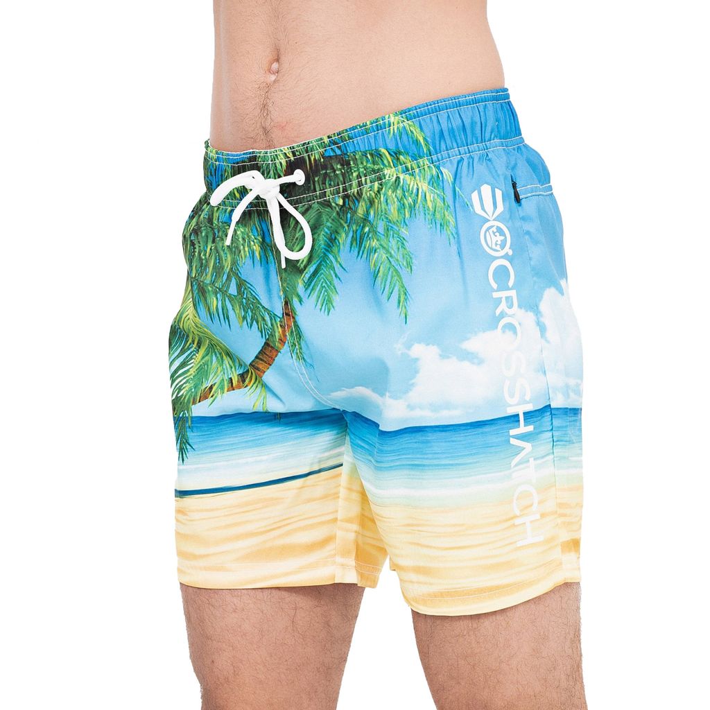 Crosshatch - "Dream" Badeshorts für Herren BG254 (S) (Blau)