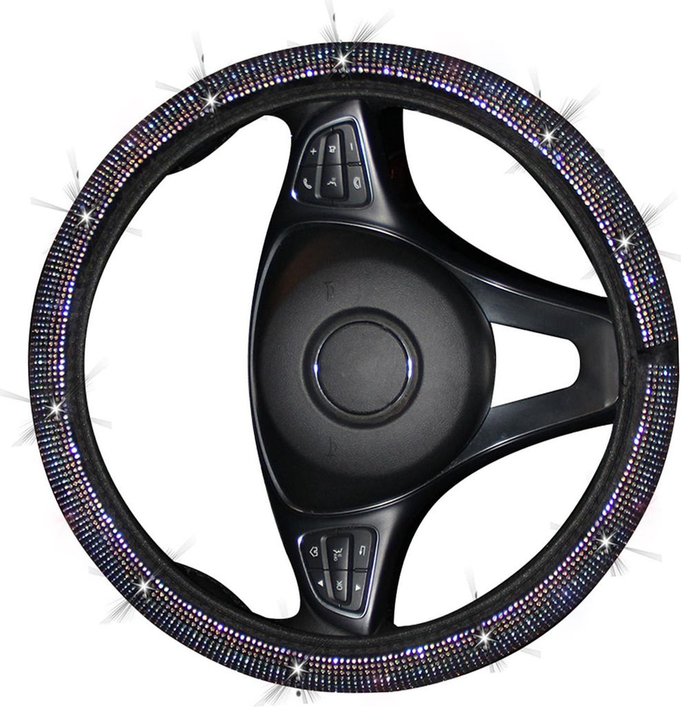 Potah volantu, elastický, krystalový diamant, pohodlný Obrázek produktu 