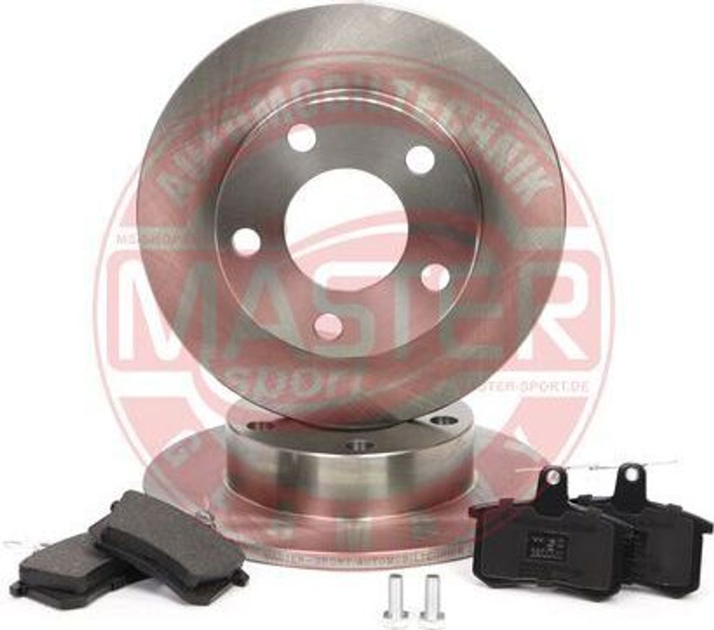 MASTER-SPORT 201002240 Bremsensatz, Scheibenbremse Hinterachse für AUDI A4 B5 (8D2)