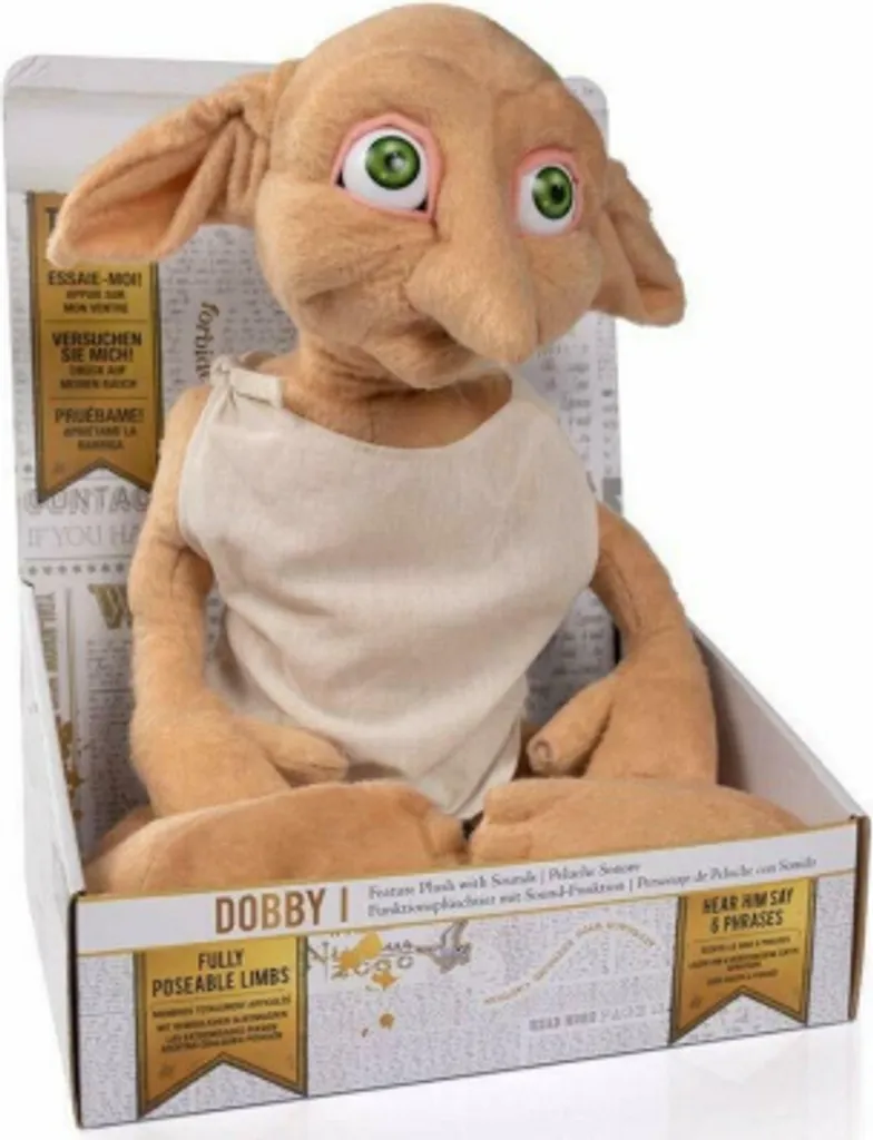 Harry Potter : Peluche Dobby l'Elfe de Maison de 30 cm pour Collection - 2