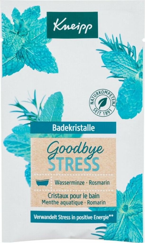 Cristalli da bagno Kneipp Addio Stress Acqua Menta e Immagine del prodotto 
