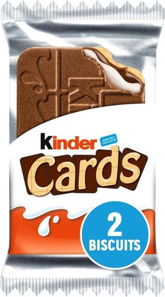 Kinder Cards Waffel Spezialität mit Kakaocreme 25g 30er Produktbild 