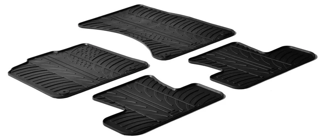 Tapis de sol Audi Q5 en caoutchouc imperméable - Spécial hivers/neige