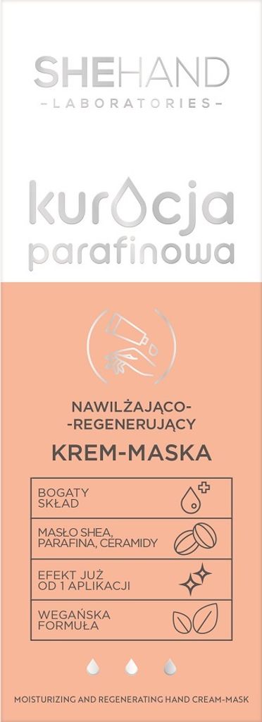 Shehand Paraffin-Kur Regenerierende Handcreme-Maske, 75 ml Produktbild 