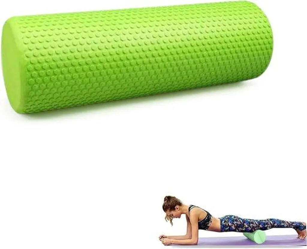 Rouleau massage 45x15 cm haute densité pour points gâchettes et nuque
