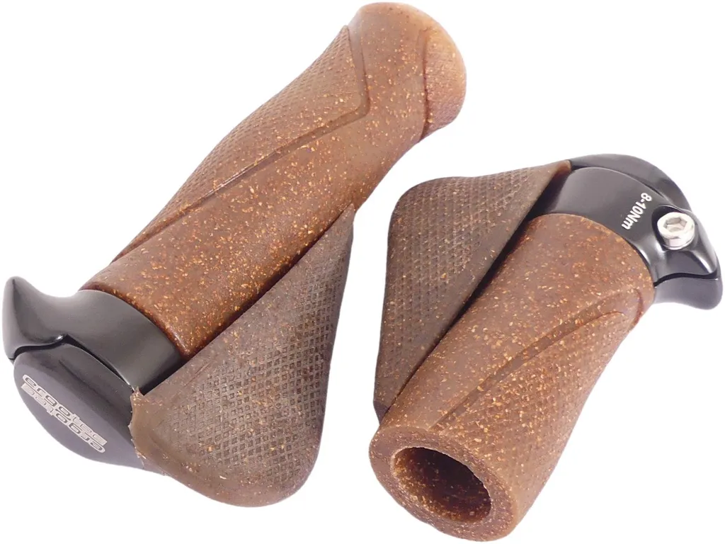 Poignées ergonomiques anti-douleur 130 mm 87 mm Dura Cork Aluminium