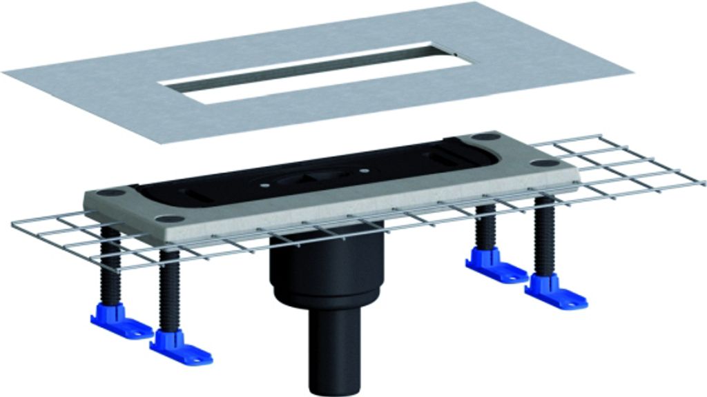Dallmer Ablaufgehäuse CeraFlex senkrecht, DN50 Produktbild 
