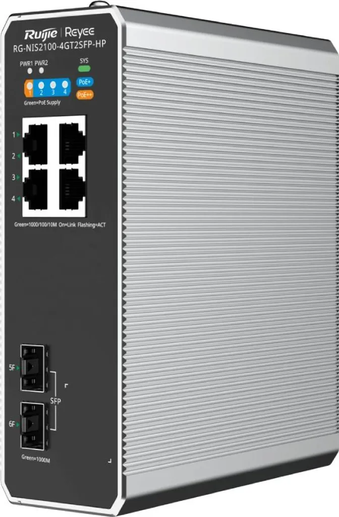 Reyee RG-NIS2100-4GT2SFP-HP: Lo Switch che Vince le Sfide Estreme