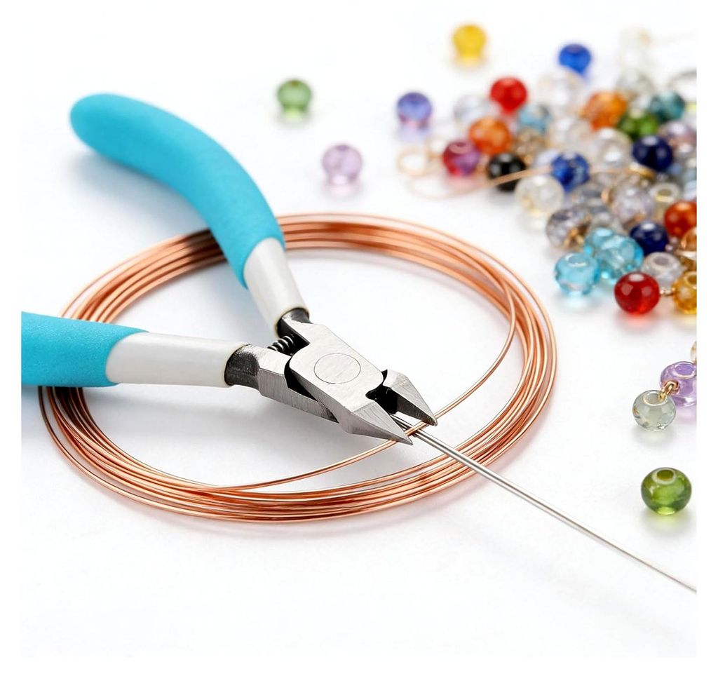 Hochleistungs-Seitenschneider mit Federrückstellung und großer Schneidkapazität, geeignet für Elektroarbeiten und kreative Projekte