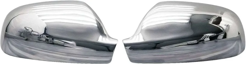 Coques de Rétroviseur Inox pour Peugeot 307 407 et Citroën Xsara Chrome