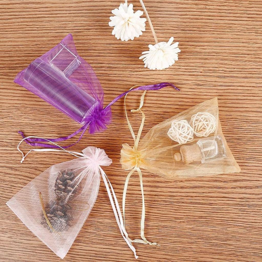 Organza-Beutel mit Kordelzug,Schmuckbeutel Produktbild 3