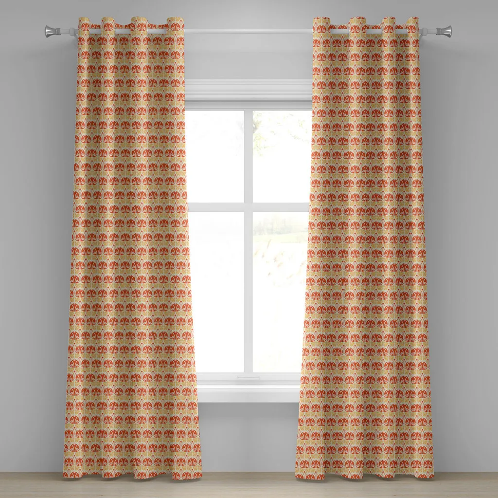 Tenda a Pannelli ABAKUHAUS 280x225cm - Giallo Senape Art Nouveau