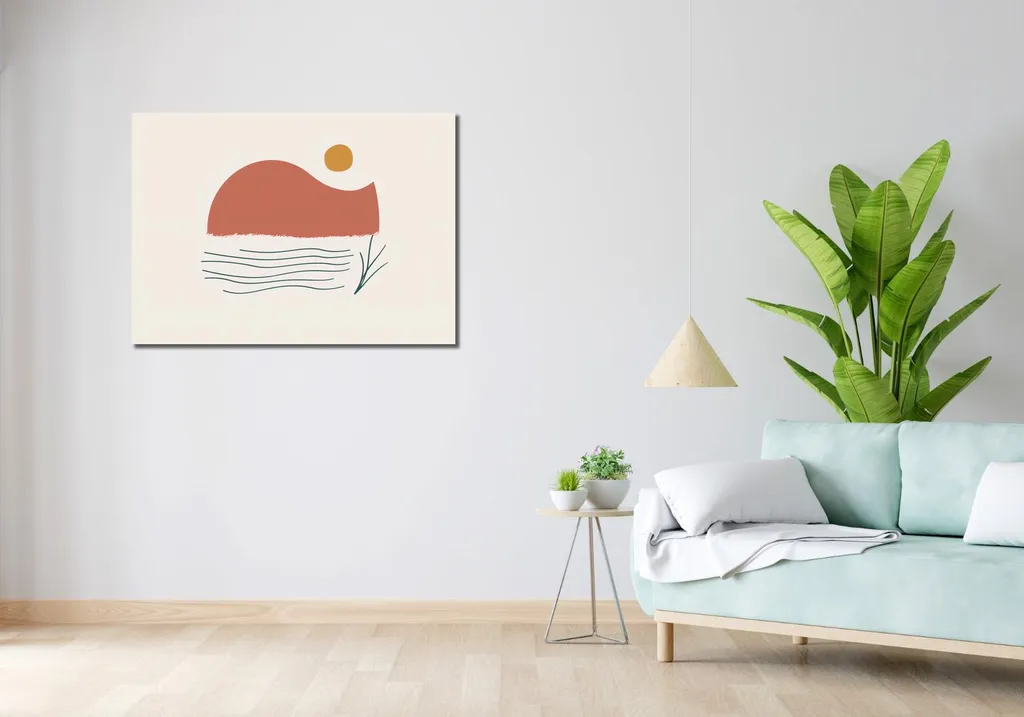 Tableau Image 100 x 70 cm Sérénade au soleil couchant - Déco Murale - 2