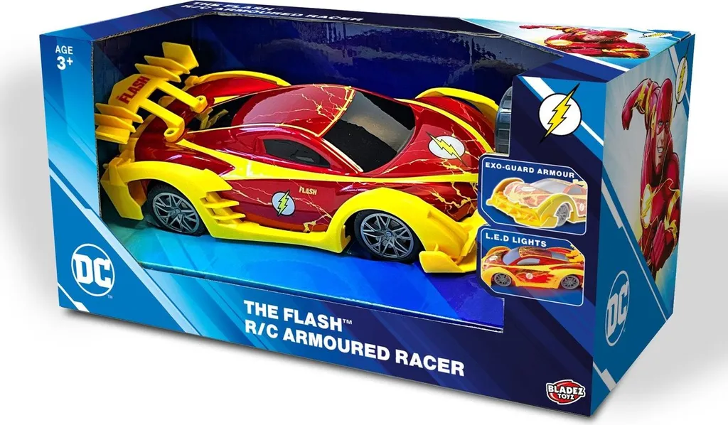 Batman The Flash Voiture Télécommandée Armored Racer Échelle 1:20 DC